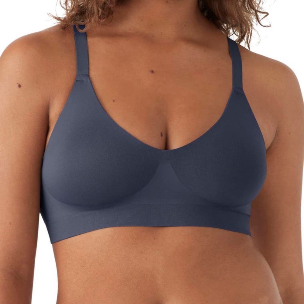 True & Co Soft Form V-Neck Bralette | XL | Color: Nightfall | EUC